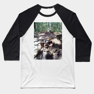 Monsieur Bleu and Grandma Tree Baseball T-Shirt